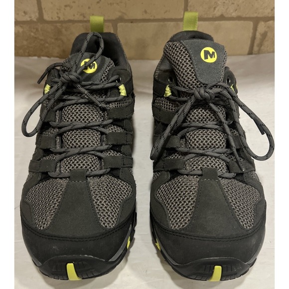 New MERRELL Alverstone Men\'s HIKING Shoe Granite Key Lime Green J036223 Size 11 main image 9